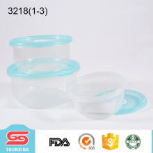 agregado familiar 3 conjunto eco-friendly manter-fresco alimentos caixa de plástico com tampa